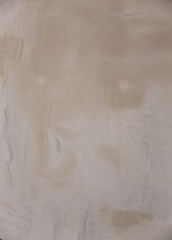 Gesso fresh plaster texture in stucco wall construction