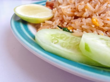 Close-up of delicious fried rice./Fried rice