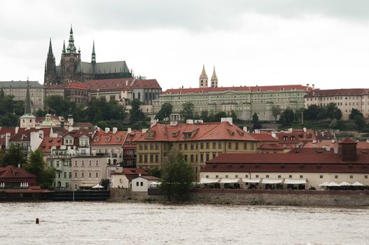 Prague Castle is a castle in Prague where the Kings of Bohemia, Holy Roman Emperors and presidents of Czechoslovakia and the Czech Republic have had their offices. The Bohemian Crown Jewels are kept within a hidden room inside it.