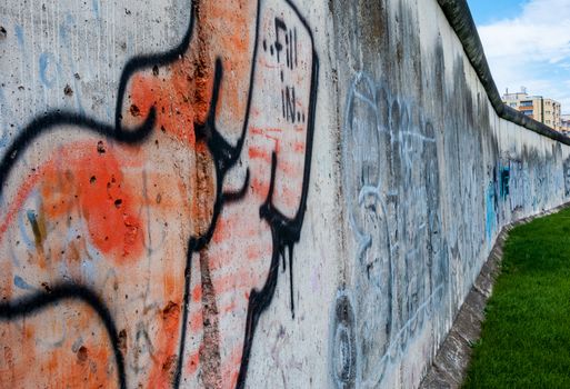 part of the Berlin Wall Memorial in the Bernauer Street