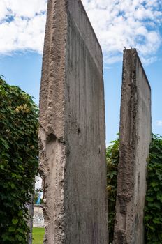 part of the Berlin Wall Memorial in the Bernauer Street