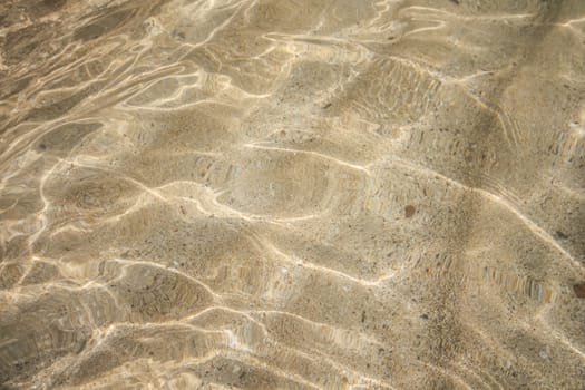 Nature background of water reflection with sand