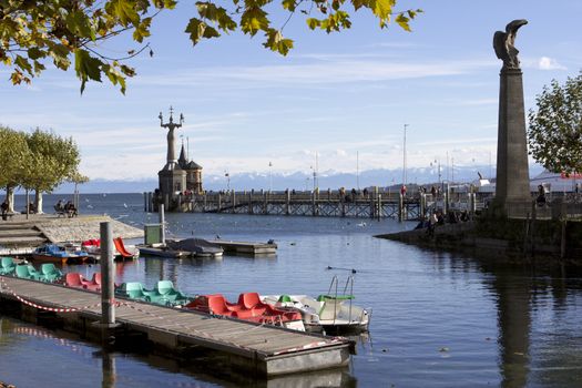 lake of constance with view to constance 