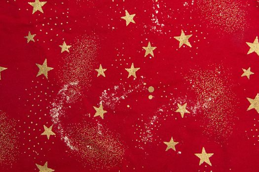 christmas background red with moravian stars gold 