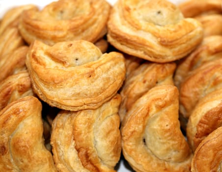 Pies with cabbage and meat