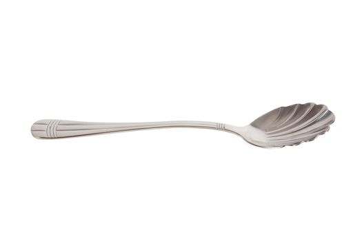 ice cream spoon isolated on white background