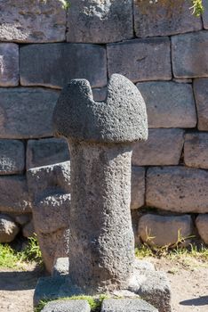 Fertility temple in the peruvian Andes at Puno Peru