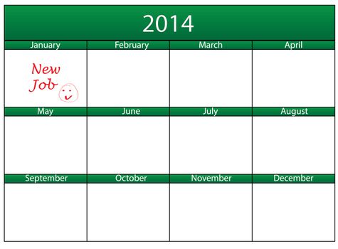 new year 2014 starting with new job