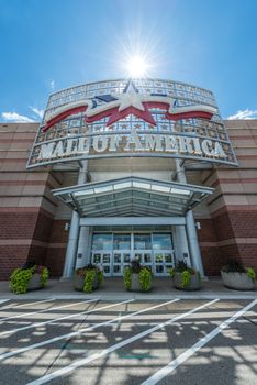 MINNEAPOLIS, MN - JULY 28: Mall of America main entrance, on July 28, 2013, in Minneapolis, MN. 