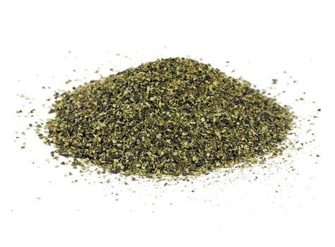A pile of kelp meal, an ideal organic fertilizer and supplier of trace nutrients
