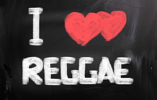 I Love Reggae Concept