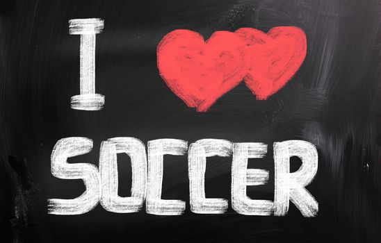 I Love Soccerl Concept
