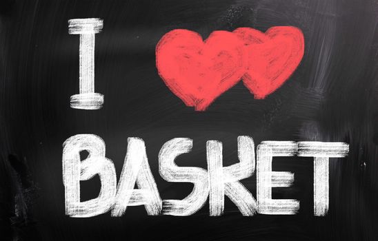 I Love Basket Concept