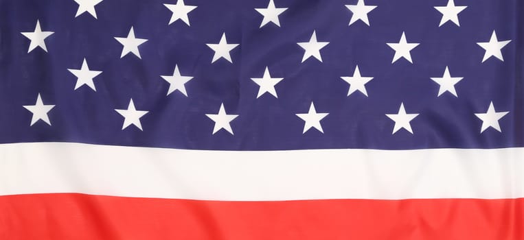 Close up of american flag. Whole background.