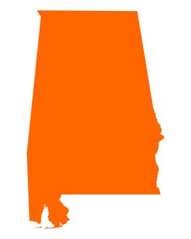 Map of Alabama