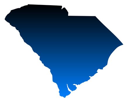 Map of South Carolina