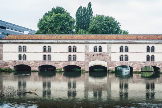 Historic Building in District of La Petite France in Strasbourg