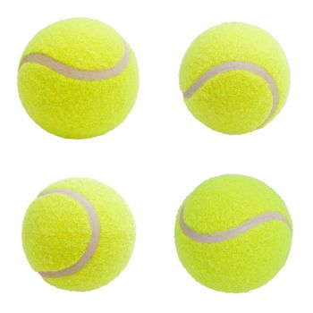 Nice Tennis balls isolated on white background