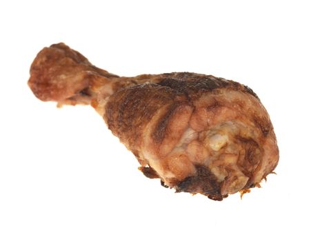 Chicken Drumstick Isolated White Background