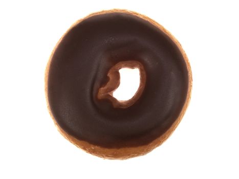 Chocolate Iced Ring Doughnut