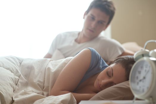 Relationship Difficulties: Young couple having problems