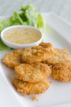 Thai Food Fried Fish Cake (Tod Mun Pla)