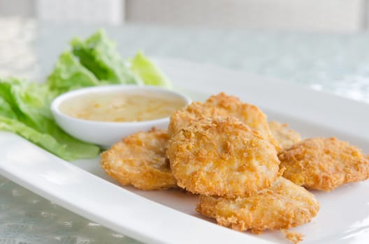 Thai Food Fried Fish Cake (Tod Mun Pla)