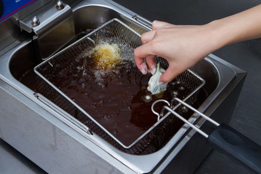 How to make Pork fried dough.