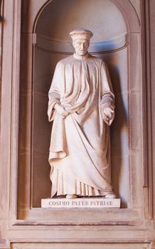 Statue of Cosimo de Medici in Florence