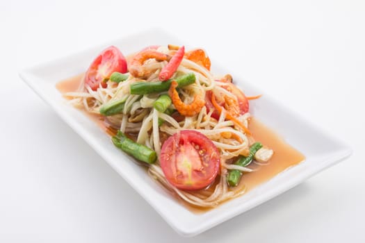 Green papaya salad