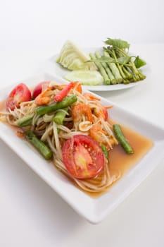 Green papaya salad