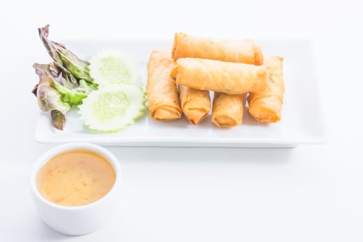 Spring Rolls is food thailand