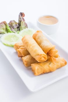 Spring Rolls is food thailand