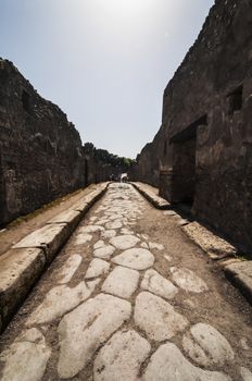 archeologic ruins of Pompeii in Italy