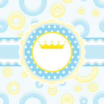 Royal baby vector background