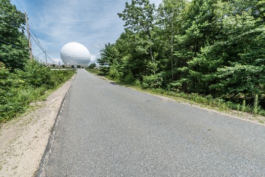 WESTFORD, MASSACHUSETTS - JULY 16: Haystack Observatory, an astronomy observatory owned by Massachusetts Institute of Technology. in Westford MA USA, on July 16, 2013.