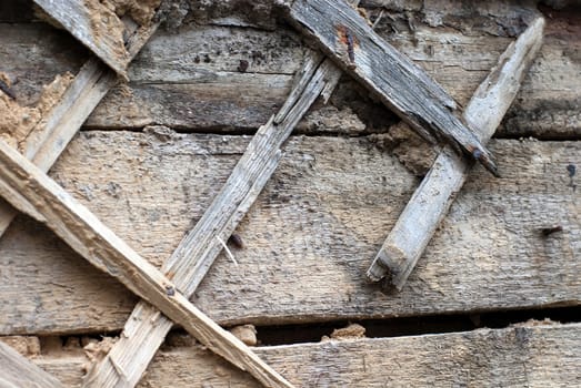 texture of an old board