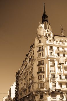 Low angle view of a building, Microcentro, Buenos Aires, Argentina