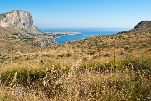 Beautiful View of San Vito Lo Capo gulf In Sicily