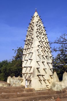 Mosque of Bobo Dioulasso in Burkina Faso in West Africa.