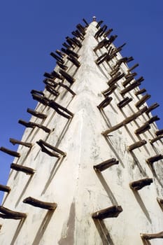 Mosque of Bobo Dioulasso in Burkina Faso in West Africa.