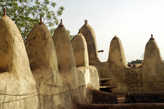 Mosque of Bobo Dioulasso in Burkina Faso in West Africa.