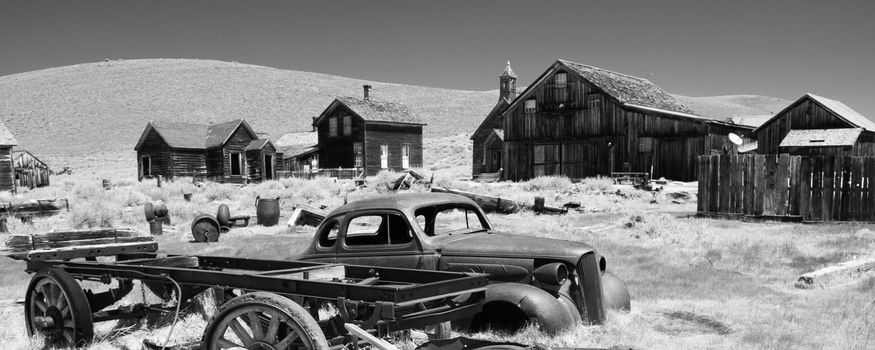 Bodie State Historic Park, a genuine California gold-mining ghost town.