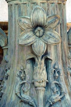 Carving details of statue at the Vittorio Emanuele Monument, Rome, Lazio, Italy