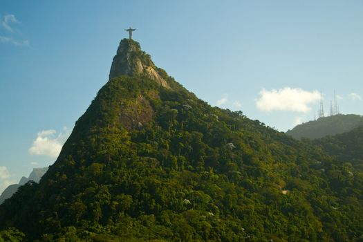 Christ The Redeemer on top of the Corcovado Mountain, Rio De Janeiro, Brazil