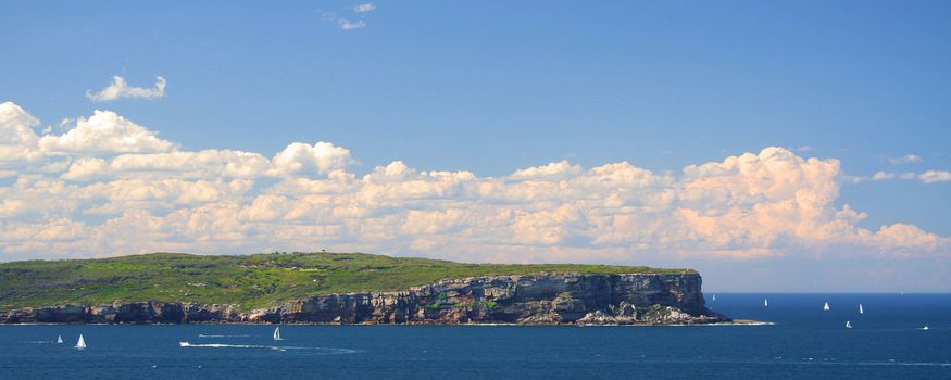 Island in the sea, Sydney, New South Wales, Australia