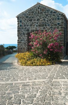 ancient lookout post on the island of Ustica