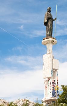 Statue of Saint Rosalia in Monte Pellegrino, Palermo. Sicily