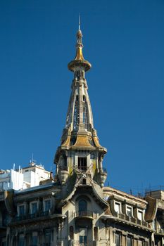 The Confiteria El Molino, an art nouveau style coffeehouse located in front of the Argentine National Congress in Buenos Aires, Argentina.