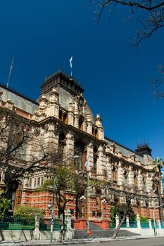 Facade of a building, Microcentro, Buenos Aires, Argentina